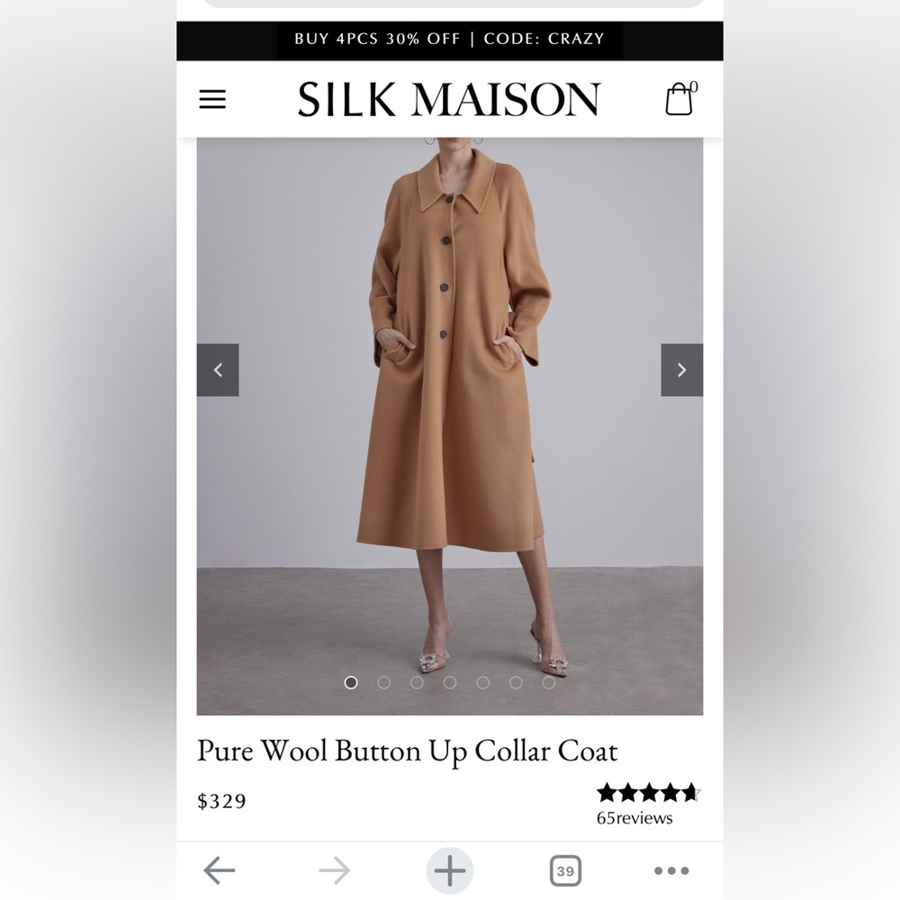 Button up Trench Coat